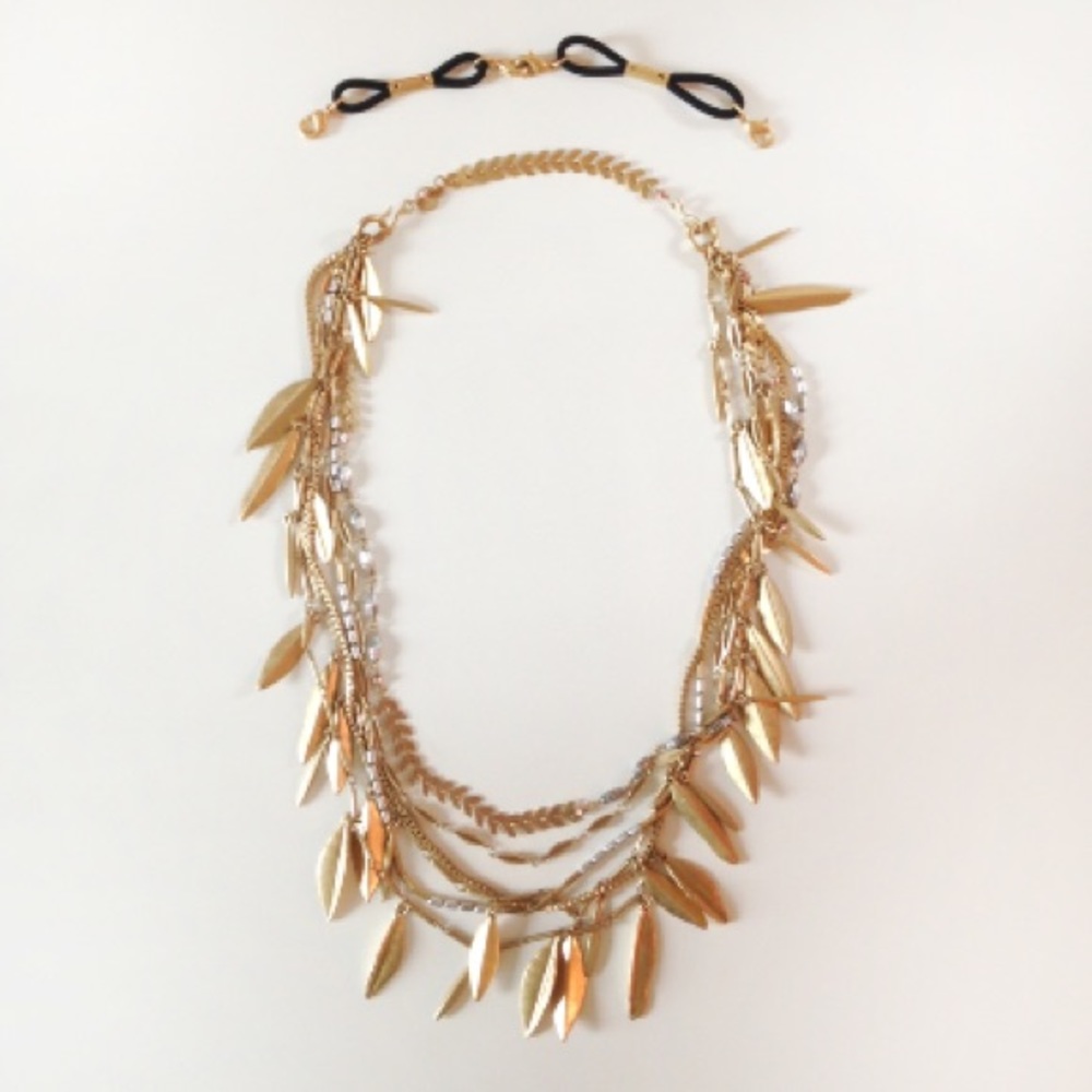 Stella & Dot Garland Fringe Necklace